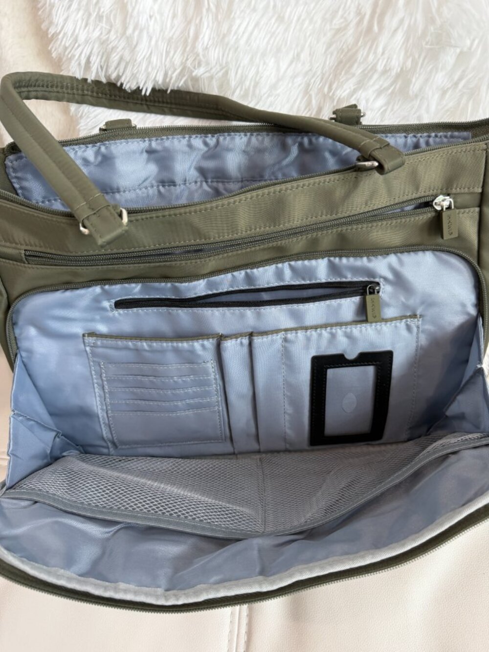 IHKWIP Traverse East/West Medium Tote Military Olive Crossbody Bag NWT - Picture 12 of 12